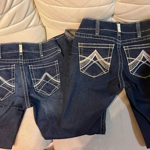 Ariat bootcut blue jeans